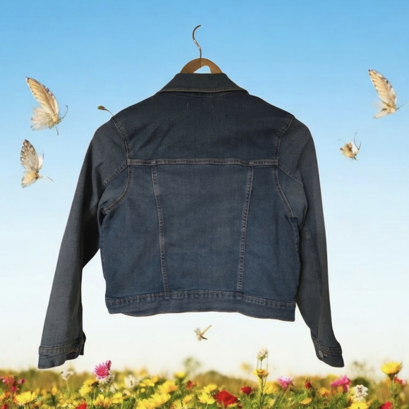 Old Navy Denim Jacket Size L (10-12) - Picture 2 of 7